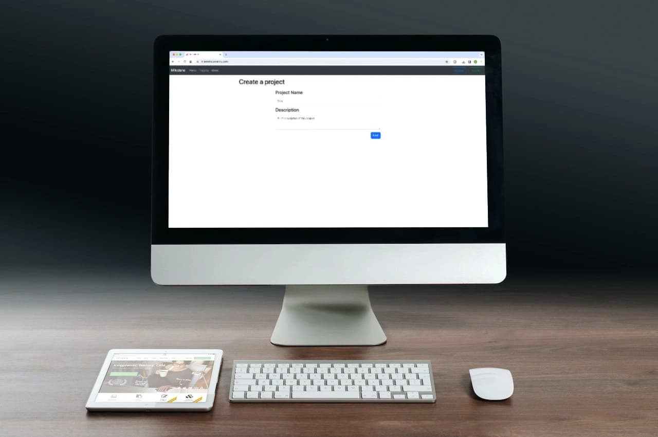 Preview of the Milestone project management app